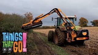 HEDGE CUTTER   Farming For Kids  Things That Go TV [upl. by Butcher]