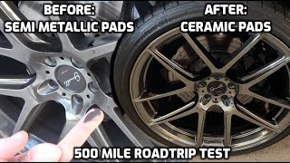 How To Eliminate Brake Dust  Ceramic Brake Pad Install Before And After [upl. by Nnor33]