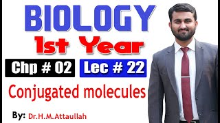 Conjugated molecules  Chapter 2  1st year Biology  Lec  22 [upl. by Elma]