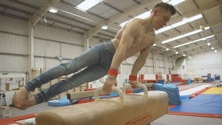 GB Artistic Gymnast Nile Wilson in Replay Hyperflex Jeans [upl. by Bram]