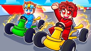 Go Kart RACE CLICKER in Roblox [upl. by Diley]