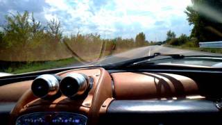 Pagani Huayra brutal acceleration [upl. by Oiretule]