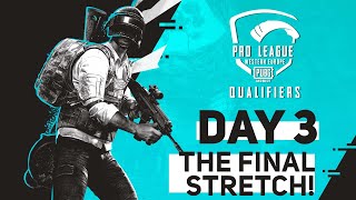 EN PMPL WEU Qualifier Day 3  PUBG MOBILE Pro League Qualifier [upl. by Ecirtael]