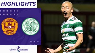 Motherwell 12 Celtic  Furuhashi amp Maeda goals keep Celtic at the top  cinch Premiership [upl. by Monique]