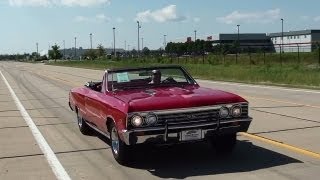 Test Driving 1967 Chevrolet Chevelle SS 396 Convertible  Fast Lane Classic Cars [upl. by Uzia]