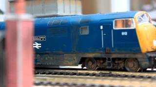 bachmann class 42 warship fitted with howes dcc sound [upl. by Kries]