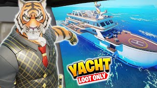 The YACHT LOOT ONLY Challenge in Fortnite Remix [upl. by Elocen]