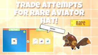 AJPW TRADE ATTEMPTS FOR RARE AVIATOR HAT  AJPW  Animal Jam Play Wild [upl. by Eb]