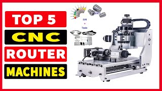 Top 5 Best CNC Router Machines 2024  Best Engraving Milling Citting Machine [upl. by Nimoynib30]