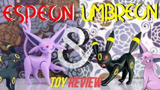 ESPEON amp UMBREON Jazwares  Wicked Cool Toys Battle Figure Review amp Unboxing [upl. by Phebe]