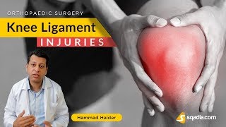 Knee Ligament Injuries  Orthopaedic Surgery Tutorials  Clinical VLearning™  sqadiacom [upl. by Salocin]