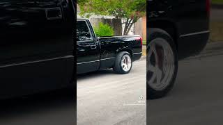 454 SS OBS With Billet specialties 17x11 helper bags and Belltech drop chevy obs 454 [upl. by Ttehr]