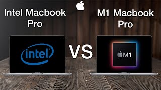 Apple Silicon MacBook Pro M1 VS Intel MacBook Pro 13 Review  Silicon MacBook Pro M1 Faster [upl. by Konstantine148]