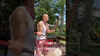 Eskrima Tutorial 2in1 Sinawali Strike Pattern   How to Martial Arts Weapons arnis [upl. by Harwilll318]