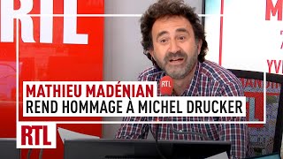 Mathieu Madénian  son hommage à Michel Drucker [upl. by Dadinirt718]