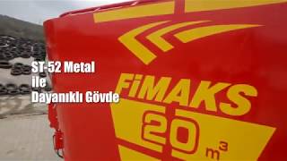 FIMAKS 20 M3 DİKEY ÇİFT HELEZON YEM KARMA MAKİNESİ  20 M3 DOUBLE AUGER VERTICAL MIXER FEEDER [upl. by Assille480]