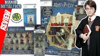 Review Nano Metalfigs HARRY POTTER  diorama Torre de Gryffindor DTC Jada Toys  brinquedo diecast [upl. by Berglund]