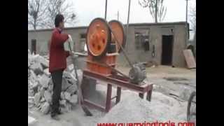 Jaw Crusher for stone breaking small stone crushing from Xiamen Bestlink [upl. by Wehrle30]