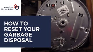 Garbage Disposal Repair  How To Reset Your Garbage Disposal With A Reset Button [upl. by Eleynad]