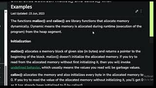 DIFFERENCE Bw MALLOC AND CALLOC  WHILE AMD DO WHILE  C PROGRAMMING [upl. by Romeu]