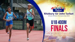 Ritzbury Sir John Tarbat Schools Athletic Championship 2024 – U18 400m Finals [upl. by White]