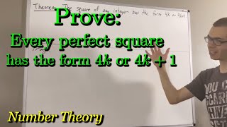 Prove that the square of any integer has the form 4k or 4k1 ILIEKMATHPHYSICS [upl. by Jamey]