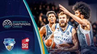 Neptunas Klaipeda v SIG Strasbourg  Highlights  Round of 16  Basketball Champions League 201718 [upl. by Goode]