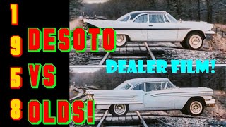 Dealer Film 1958 Desoto vs Oldsmobile When GM overdid the trim [upl. by Peh538]