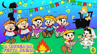 A ORIGEM DA FESTA JUNINA por TURMA DA MÔNICA  História de Festa Junina Educação Infantil [upl. by Yhprum]