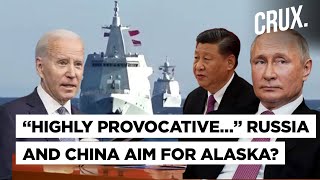 Xi Helping Putin Aim For Alaska China amp Russia Send In 11 Warships US Responds With Destroyers [upl. by Awe]