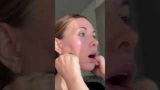 Jawline tension pain massage for locked jaw facial exercise [upl. by Lochner475]