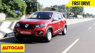 Renault Kwid 10  First Drive  Autocar India [upl. by Noiraa474]