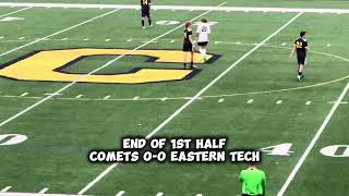 Catonsville Comets vs Eastern Tech JV SEASON [upl. by Notxed]