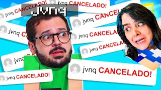 JVNQ CANCELADO ACABOU  BedWars Minecraft [upl. by Loutitia]