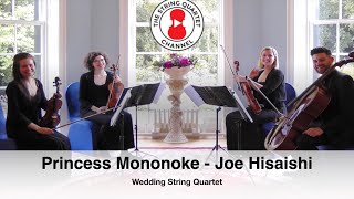 Princess Mononoke  Main Theme Joe Hisaishi Wedding String Quartet [upl. by Rosalind106]