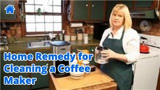 Kitchen Cleaning  Home Remedy for Cleaning a Coffee Maker [upl. by Johannah]