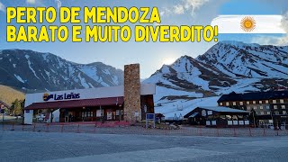 SKI EM LAS LEÑAS PERTO DE MENDOZA NA ARGENTINA [upl. by Haldas]