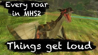 All unique Roars in Monster Hunter Stories 2 Wings of Ruin [upl. by Reinald]