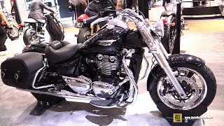 2016 Triumph Thunderbird Commander  Walkaround  2015 EICMA Milan [upl. by Lewak]