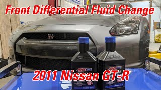 R35 GTR  Front Differential Fluid Change [upl. by Isiah883]