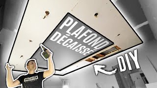 JE CRÉE UN PLAFOND DÉCAISSÉ  DIY  ÉP33 [upl. by Notwal]