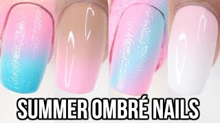 10 EASY Ombré Nails For Summer  Ombré Nail Art Compilation [upl. by Emery601]