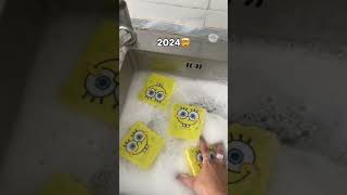 i would like🤩 locschen spongbob sponges wash dish dish fyp kitchen dishes [upl. by Philipa]