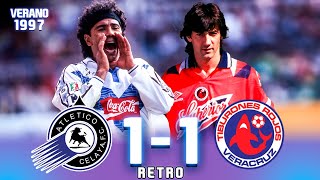 ¡PARTIDO INÉDITO 💎 Hugo Sánchez Butragueño y Michel vs Veracruz 👀 Jornada 2  Verano 1997 [upl. by Aneeh]