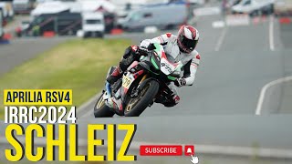 da musste ich ins Kiesbett  Schleiz IRRC IBPM 2024  Aprilia RSV4 pure Sound [upl. by Bartolemo]