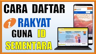 Cara Daftar i Rakyat Menggunakan ID Sementara [upl. by Ainavi12]