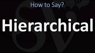 How to Pronounce Hierarchical CORRECTLY [upl. by Tymon]