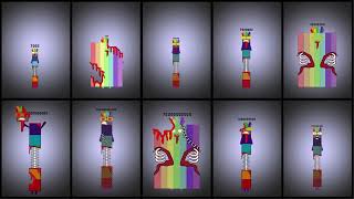 The BEST Pattern Zombies Numberblocks Band Reimagined 7K7T [upl. by Bannasch]