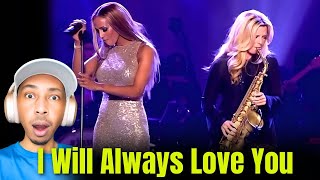 Glennis Grace Ft Candy Dulfer  I Will Always Love You ZuluModo REACTION [upl. by Lewej]