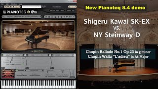 Chopin Ballade and Waltz for Pianoteq Shigeru Kawai SKEX [upl. by Eralc]